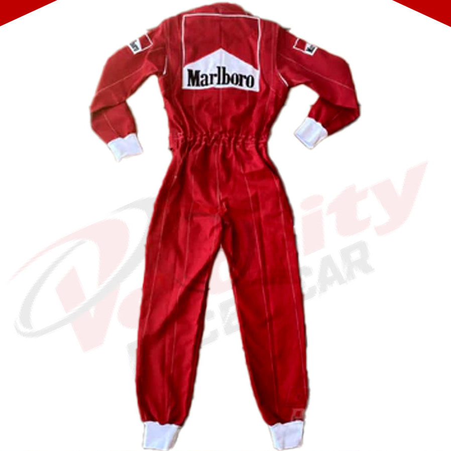 Alain Prost 1990 Ferrari F1 Embroidered Racing Suit - Velocity Racegear-Alain Prost 1990 Ferrari F1 Embroidered Racing Suit - Velocity Racegear-F1 Racing Suits