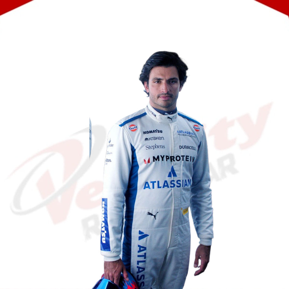 Alexander Albon Williams Racing 2025 f1 Racing Suit - Velocity Racegear-2024 Logan Sargeant Williams F1 Team Race Suit KIDS - Velocity Racegear-F1 Racing Suits