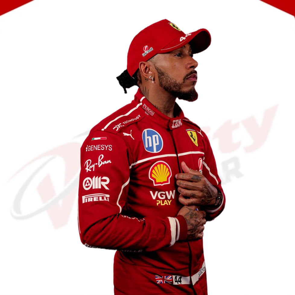 Charles Leclerc 2025 Scuderia Ferrari HP F1 Racing Suit - Velocity Racegear-Niki Lauda 1976 Ferrari F1 Embroidered Racing suit - Velocity Racegear-F1 Racing Suits