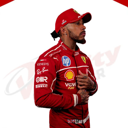 Charles Leclerc 2025 Scuderia Ferrari HP F1 Racing Suit - Velocity Racegear-Niki Lauda 1976 Ferrari F1 Embroidered Racing suit - Velocity Racegear-F1 Racing Suits