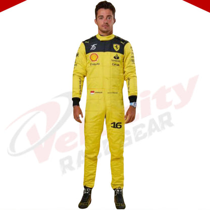 Charles Leclerc Ferrari 75th Anniversary Special Edition F1 Race Suit