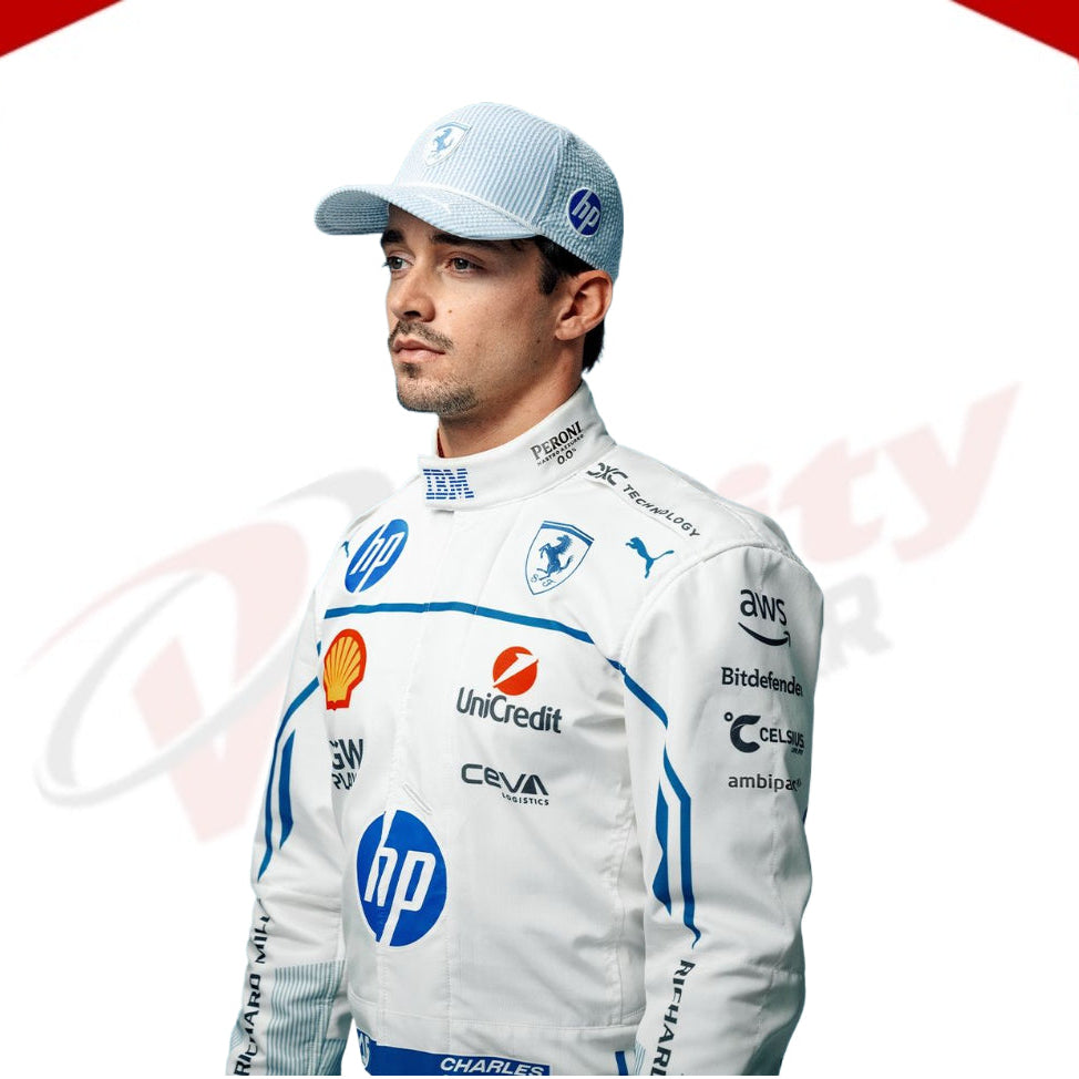 Charles Leclerc 2025 Monaco GP Scuderia Ferrari F1 Replica Race Suit