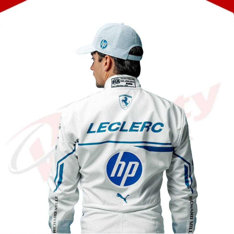 Charles Leclerc 2025 Monaco GP Scuderia Ferrari F1 Replica Race Suit