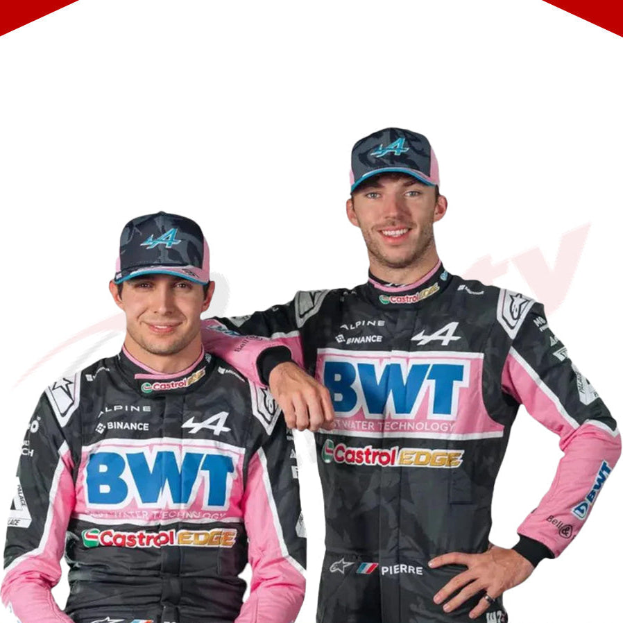 Esteban Ocon 2023 BWT Alpine F1 Team Race Suit - Las Vegas GP - Velocity Racegear-Esteban Ocon 2023 BWT Alpine F1 Team Race Suit - Las Vegas GP - Velocity Racegear-F1 Racing Suit