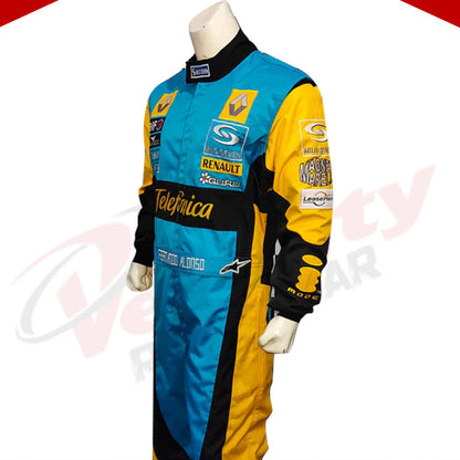 Fernando Alonso 2006 Renault F1 Embroidered Replica Racing Suit