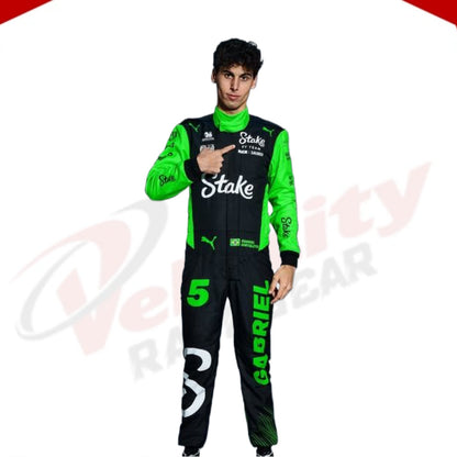 Gabriel Bortoleto 2025 Stake F1 Team Racing Suit F1 - Velocity Racegear-null