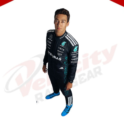 George Russell 2025 Mercedes-AMG Petronas F1 Racing Suit - Velocity Racegear-LEWIS HAMILTON Mercedes AMG Petronas F1 Team 2014 - Velocity Racegear-F1 Racing Suit