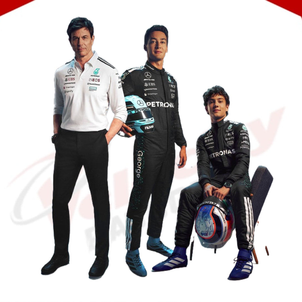 George Russell 2025 Mercedes-AMG Petronas F1 Racing Suit - Velocity Racegear-LEWIS HAMILTON Mercedes AMG Petronas F1 Team 2014 - Velocity Racegear-F1 Racing Suit
