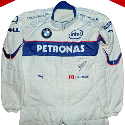 Jacques Villeneuve Signed BMW Sauber 2006 Bahrain GP F1 Race Suit