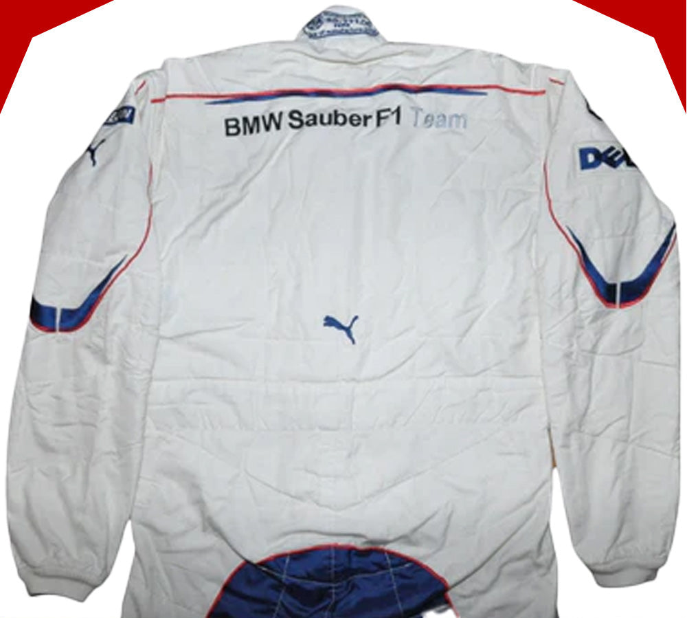 Jacques Villeneuve Signed BMW Sauber 2006 Bahrain GP F1 Race Suit