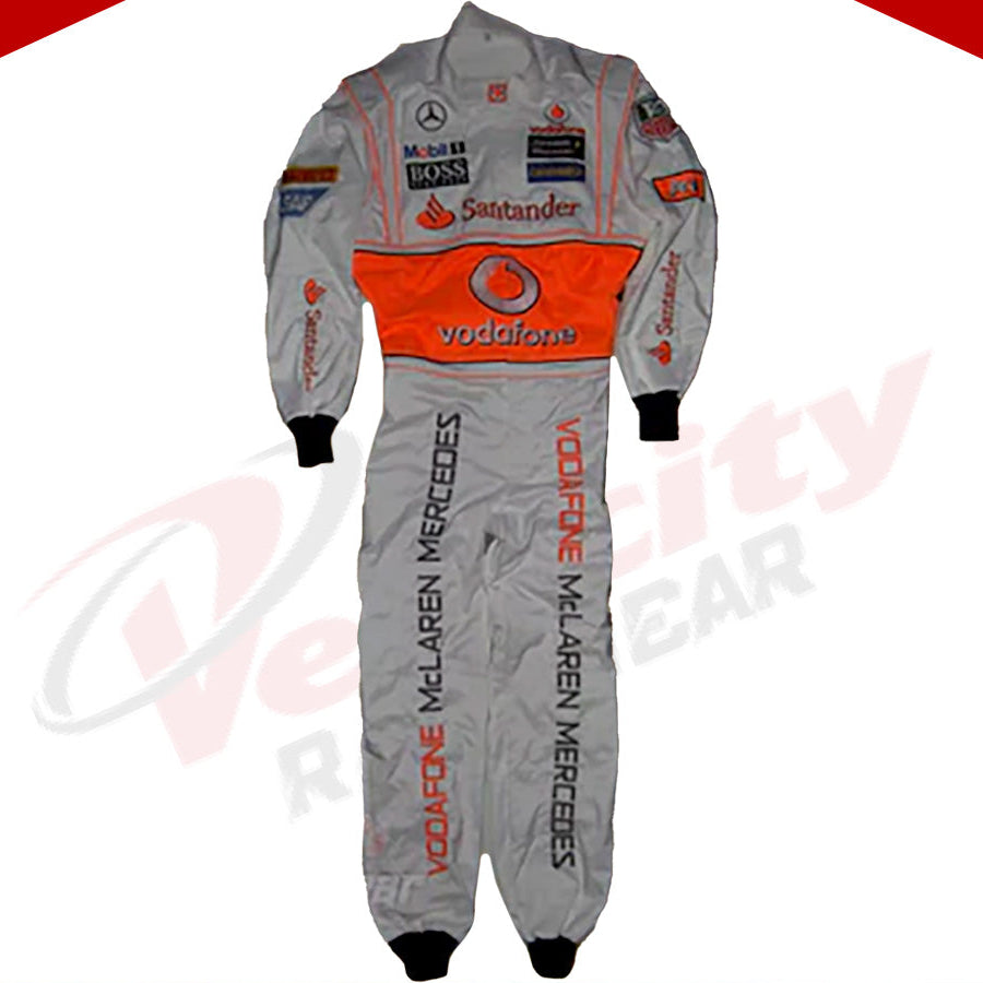Jenson Button 2013 McLaren F1 Embroidered Racing suit - Velocity Racegear-Jenson Button 2013 McLaren F1 Embroidered Racing suit - Velocity Racegear-F1 Racing Suit