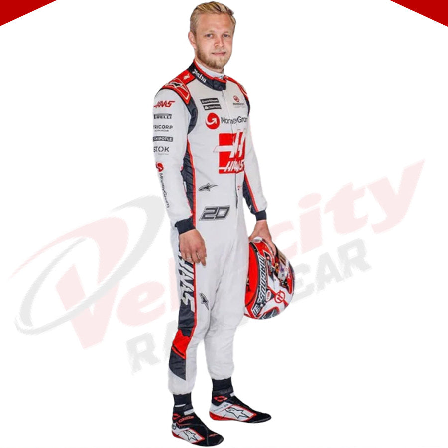 Kevin Magnussen Race Suit F1 Haas Team 2023 - Velocity Racegear-Kevin Magnussen Race Suit F1 Haas Team 2023 - Velocity Racegear-F1 Racing Suit