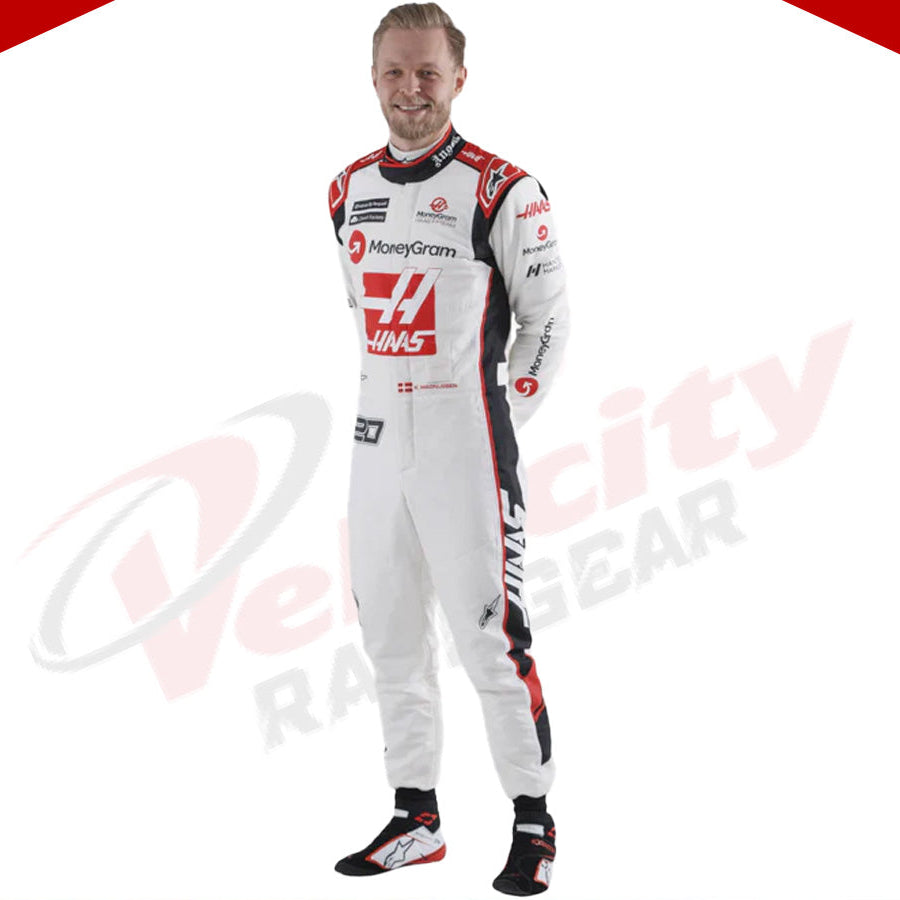 Kevin Magnussen Race Suit F1 Haas Team 2023 - Velocity Racegear-Kevin Magnussen Race Suit F1 Haas Team 2023 - Velocity Racegear-F1 Racing Suit