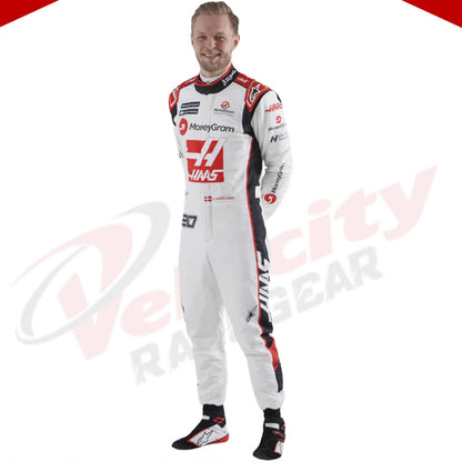 Kevin Magnussen Race Suit F1 Haas Team 2023 - Velocity Racegear-Kevin Magnussen Race Suit F1 Haas Team 2023 - Velocity Racegear-F1 Racing Suit