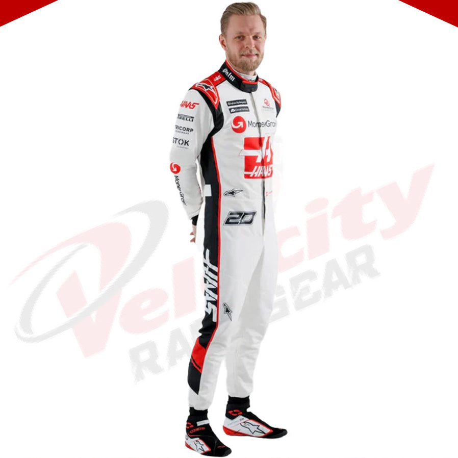 Kevin Magnussen Race Suit F1 Haas Team 2023 - Velocity Racegear-Kevin Magnussen Race Suit F1 Haas Team 2023 - Velocity Racegear-F1 Racing Suit