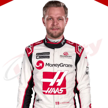 Kevin Magnussen Race Suit F1 Haas Team 2023 - Velocity Racegear-Kevin Magnussen Race Suit F1 Haas Team 2023 - Velocity Racegear-F1 Racing Suit