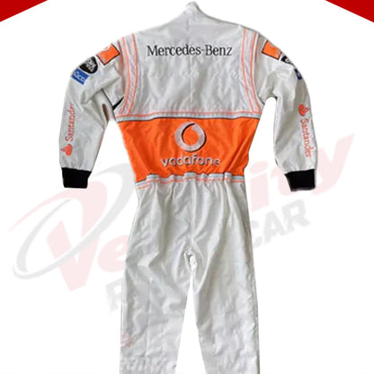 Lewis Hamilton 2008 McLaren F1 Embroidered Racing Suit - Velocity Racegear-Lewis Hamilton 2008 McLaren F1 Embroidered Racing Suit - Velocity Racegear-F1 Racing Suit