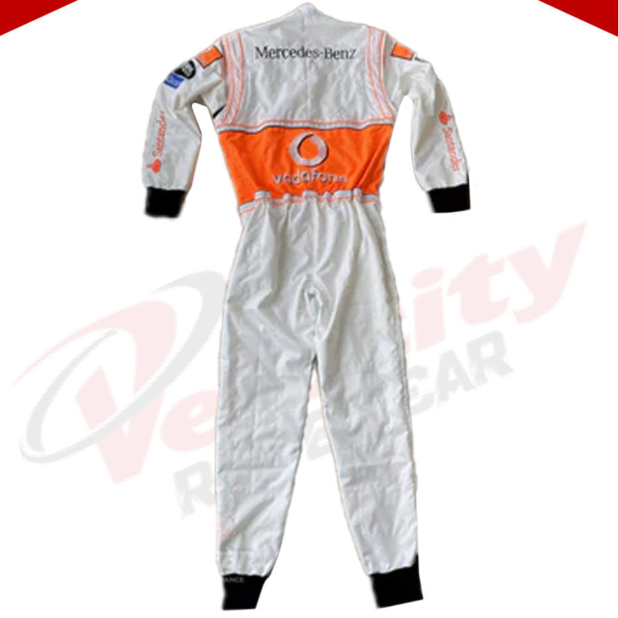Lewis Hamilton 2008 McLaren F1 Embroidered Racing Suit - Velocity Racegear-Lewis Hamilton 2008 McLaren F1 Embroidered Racing Suit - Velocity Racegear-F1 Racing Suit