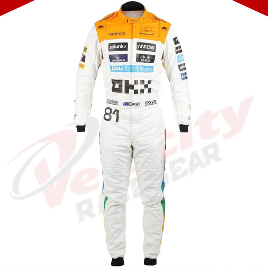 NEW MCLAREN SILVERSTONE OSCAR PIASTRI 2023 F1 TEAM RACE SUIT - Velocity Racegear-NEW MCLAREN SILVERSTONE OSCAR PIASTRI 2023 F1 TEAM RACE SUIT - Velocity Racegear-F1 Racing Suits