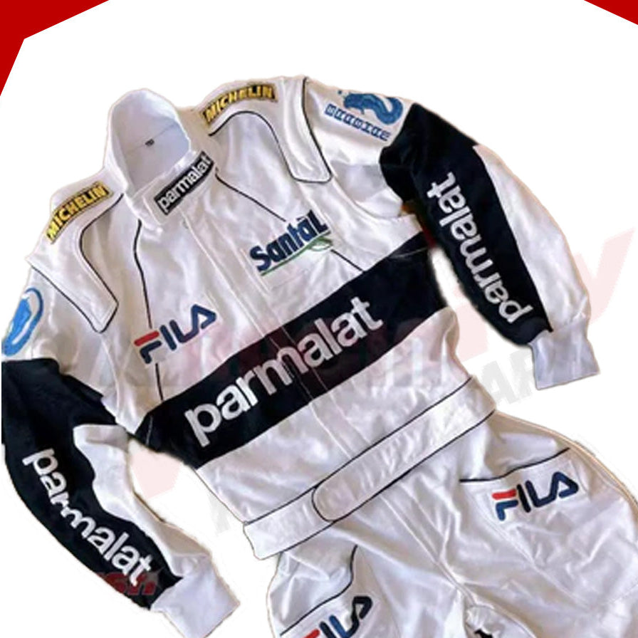 Nelson Piquet 1983 F1 Embroidered Racing Suit - Brabham - Velocity Racegear-Nelson Piquet 1983 F1 Embroidered Racing Suit - Brabham - Velocity Racegear-F1 Racing Suits