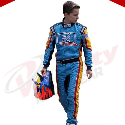 Oscar Piastri F1 Race Suit FA Racing Kart - Velocity Racegear-Oscar Piastri F1 Race Suit FA Racing Kart - Velocity Racegear-F1 Racing Suits