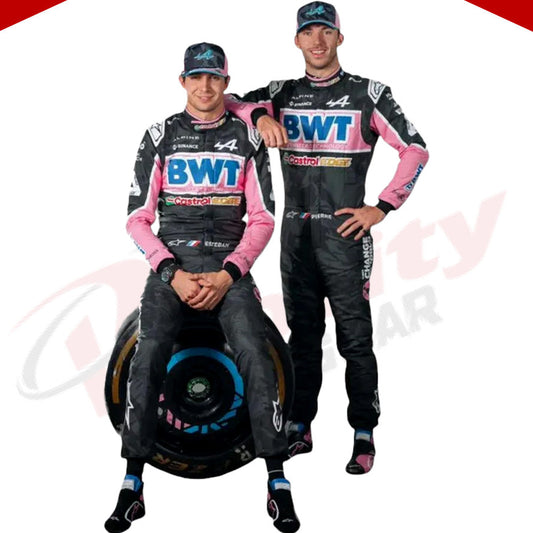 Pierre Gasly 2023 BWT Alpine F1 Team Race Suit - Las Vegas GP - Velocity Racegear-Pierre Gasly 2023 BWT Alpine F1 Team Race Suit - Las Vegas GP - Velocity Racegear-F1 Racing Suits