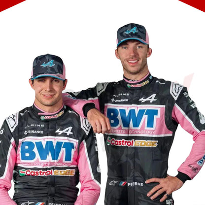 Pierre Gasly 2023 BWT Alpine F1 Team Race Suit - Las Vegas GP - Velocity Racegear-Pierre Gasly 2023 BWT Alpine F1 Team Race Suit - Las Vegas GP - Velocity Racegear-F1 Racing Suits