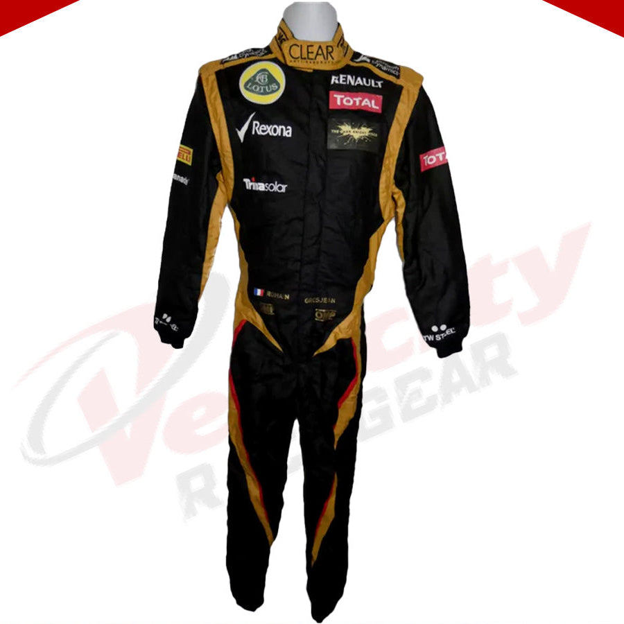 Romain Grosjean 2012 British GP Lotus F1 Dark Knight Rises Race Suit