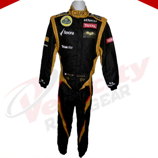 Romain Grosjean 2012 British GP Lotus F1 Dark Knight Rises Race Suit