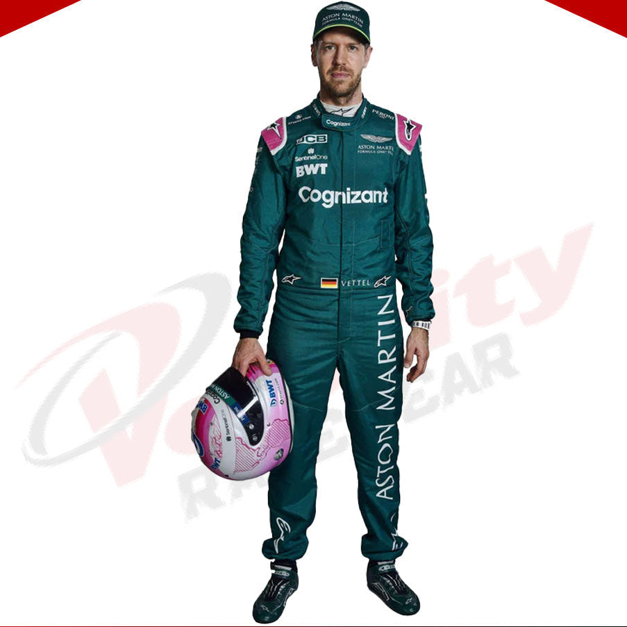 Sebastian Vettel 2021 Aston Martin F1 Replica Race Suit
