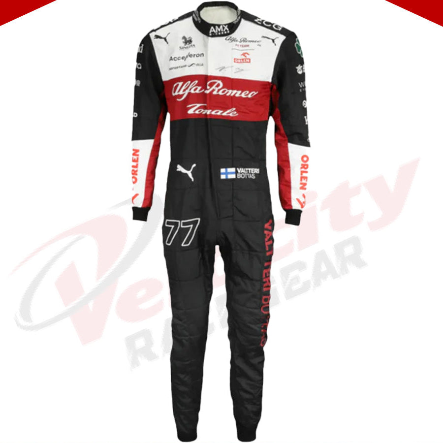 VALTTERI BOTTAS 2022 F1 RACE SUIT - USA GP - Velocity Racegear-VALTTERI BOTTAS 2022 F1 RACE SUIT - USA GP - Velocity Racegear-F1 Racing Suit