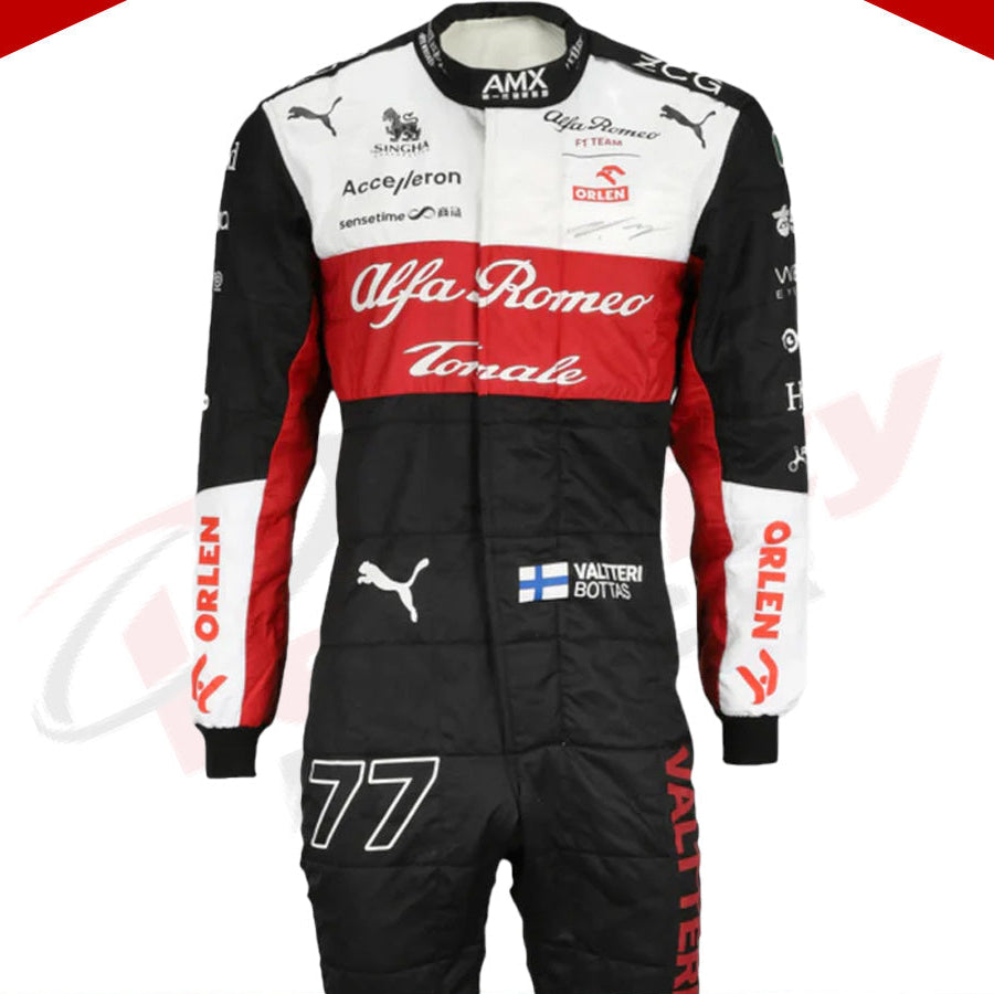 VALTTERI BOTTAS 2022 F1 RACE SUIT - USA GP - Velocity Racegear-VALTTERI BOTTAS 2022 F1 RACE SUIT - USA GP - Velocity Racegear-F1 Racing Suit