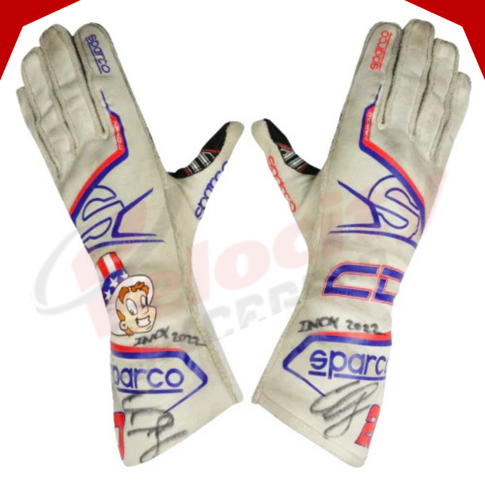 Conor Daly 2022 Ed Carpenter Racing IndyCar Race Gloves