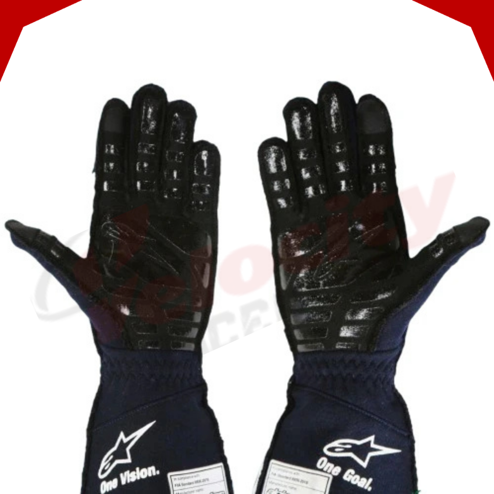 Fernando Alonso 2020 Indy 500 Arrow McLaren SP Alpinestars Race Gloves