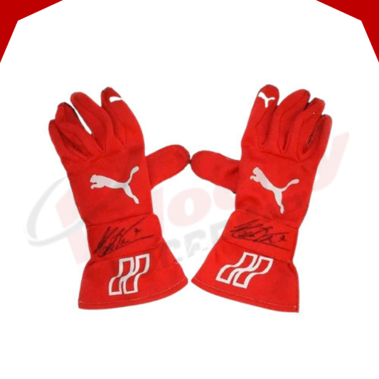 Hélio Castroneves 2017 Race Worn Puma IndyCar Gloves