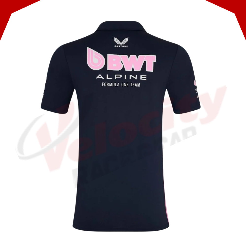 Alpine F1 Team 2025 Navy Polo Shirt