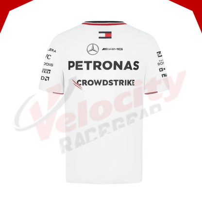 Mercedes AMG Petronas F1 Team 2024 White T-Shirt