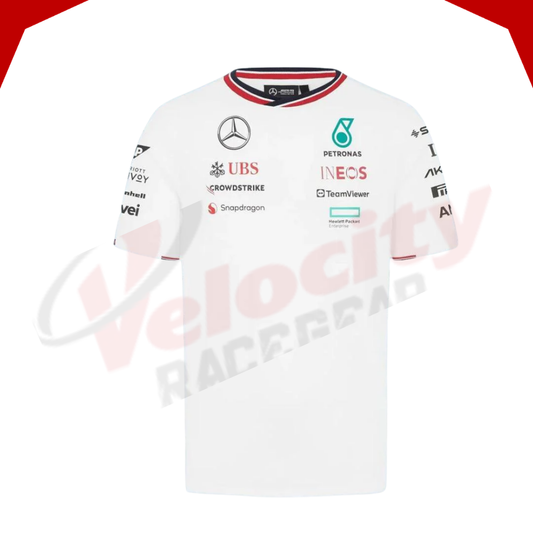 Mercedes AMG Petronas F1 Team 2024 White T-Shirt