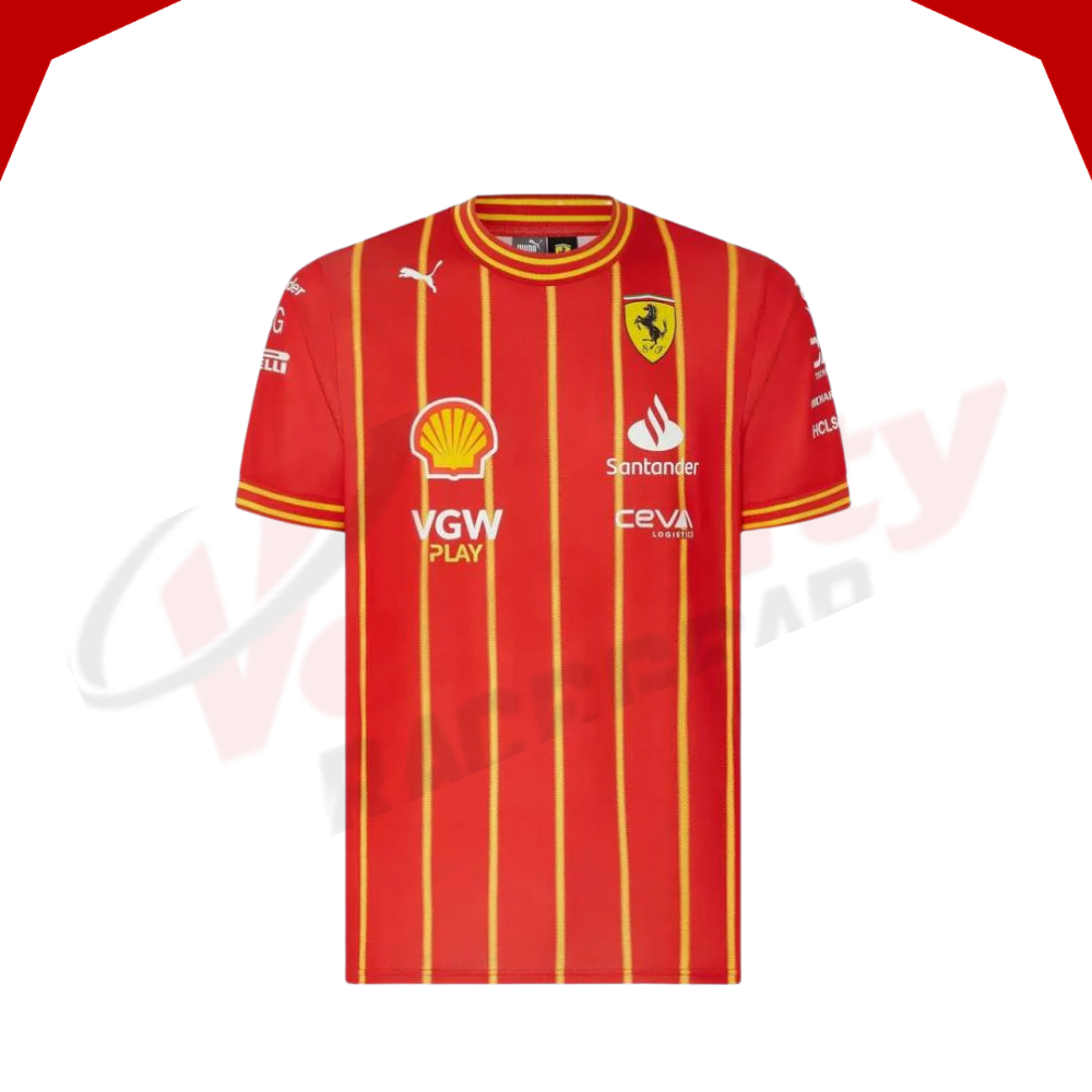 Carlos Sainz Austrian GP Special Edition Scuderia Ferrari Puma Football Shirt