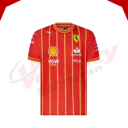 Carlos Sainz Austrian GP Special Edition Scuderia Ferrari Puma Football Shirt