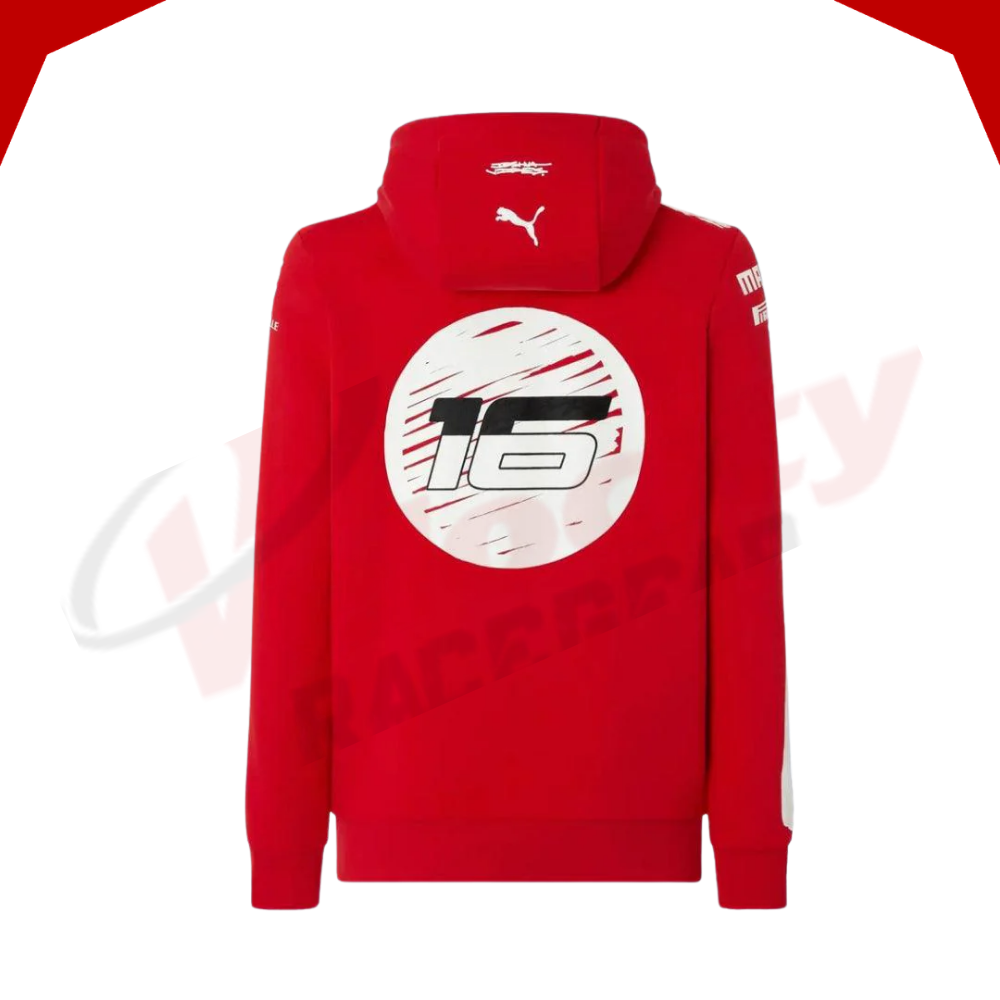 Charles Leclerc 2023 Las Vegas GP Scuderia Ferrari Hooded Sweatshirt