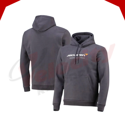 McLaren Essential Logo Grey Hoodie