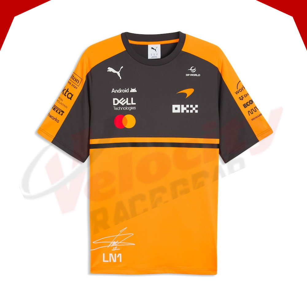McLaren 2026 Lando Norris Driver Setup Papaya T-Shirt