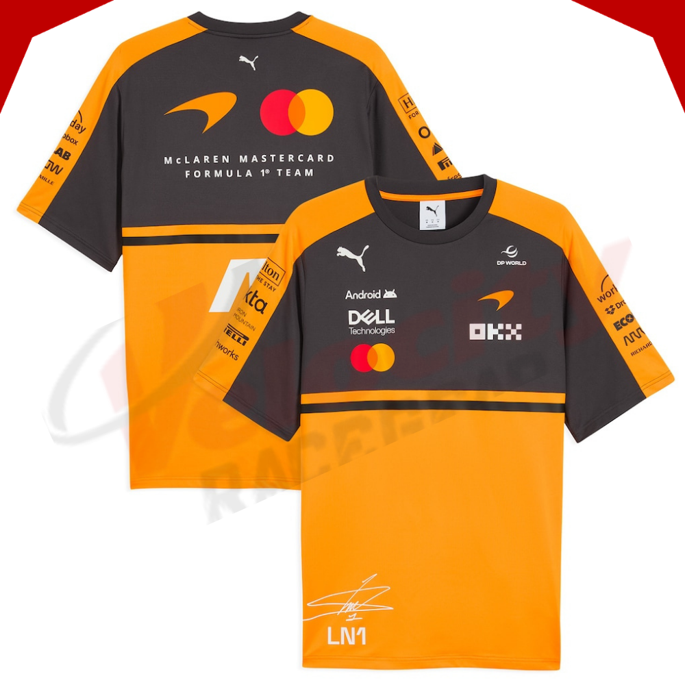 McLaren 2026 Lando Norris Driver Setup Papaya T-Shirt