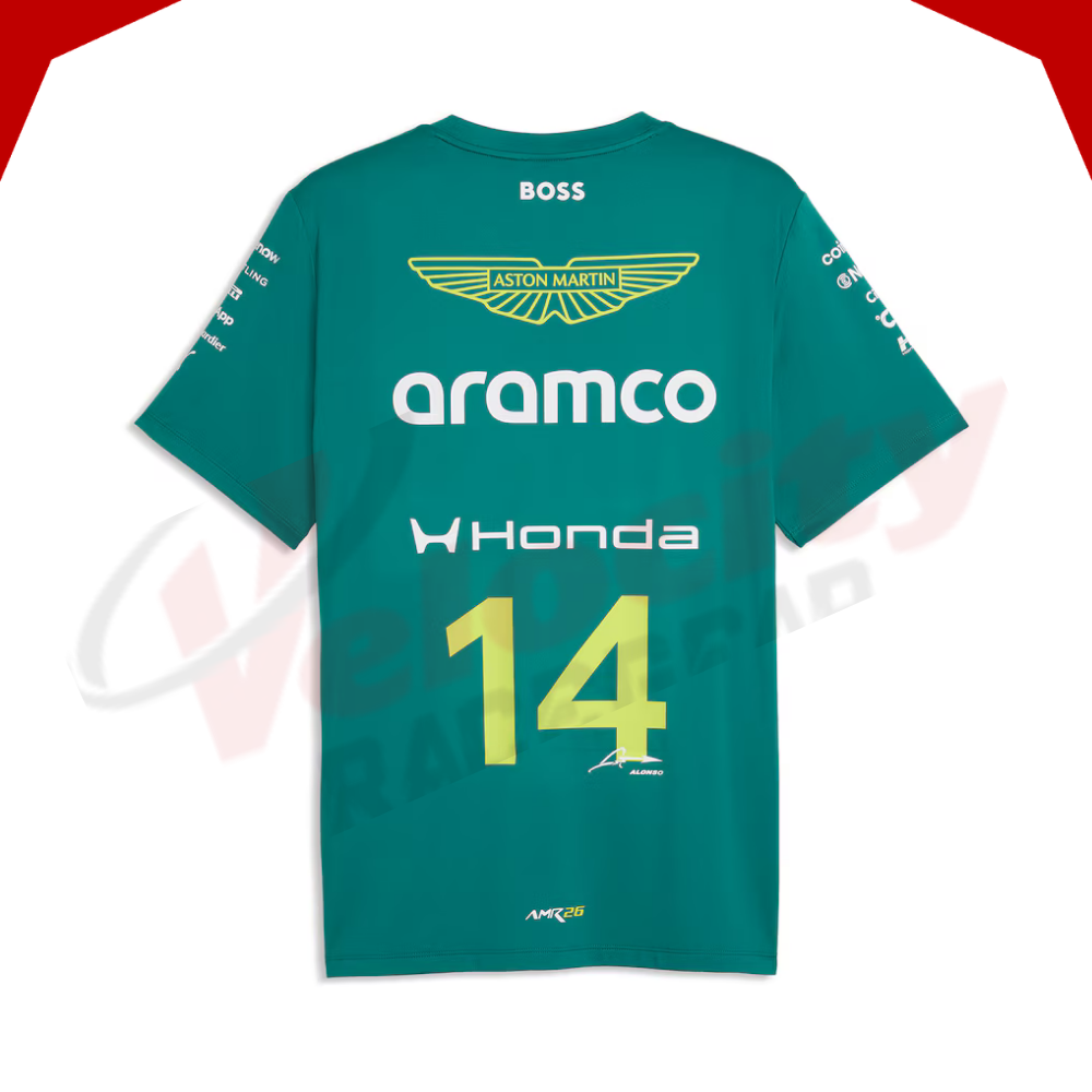 Fernando Alonso Aston Martin Aramco Cognizant F1 Team 2026 Driver T-Shirt