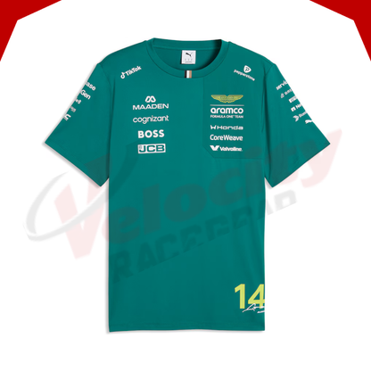 Fernando Alonso Aston Martin Aramco Cognizant F1 Team 2026 Driver T-Shirt
