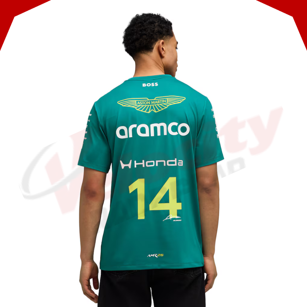 Fernando Alonso Aston Martin Aramco Cognizant F1 Team 2026 Driver T-Shirt