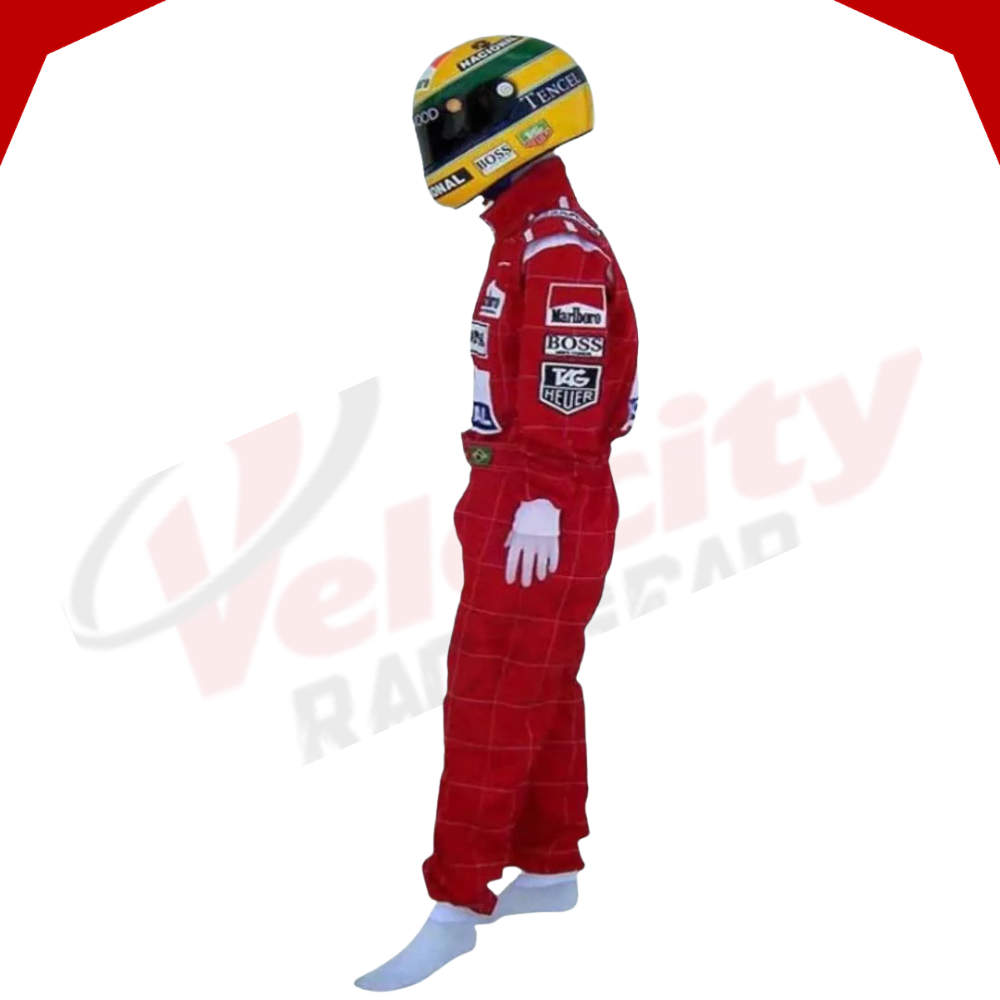 Ayrton Senna 1991 McLaren F1 Embroidered Replica Race Suit