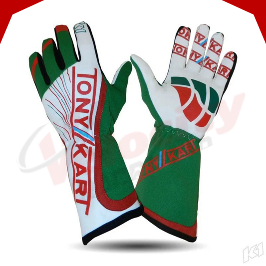 Tony Kart Pro Grip Karting F1 Race Replica Gloves