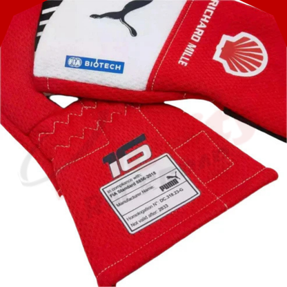 Charles Leclerc Scuderia Ferrari F1 Pro Gloves Joshua Vides Edition